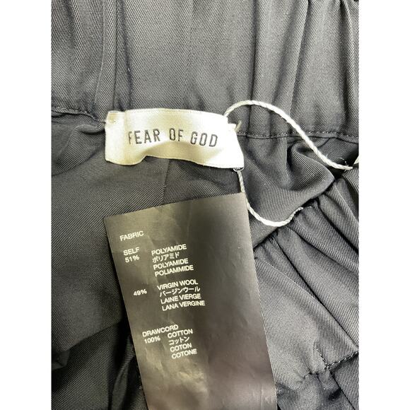 Fear Of God 'Eternal' Black Wool Nylon Short Size XL - Picture 4 of 4